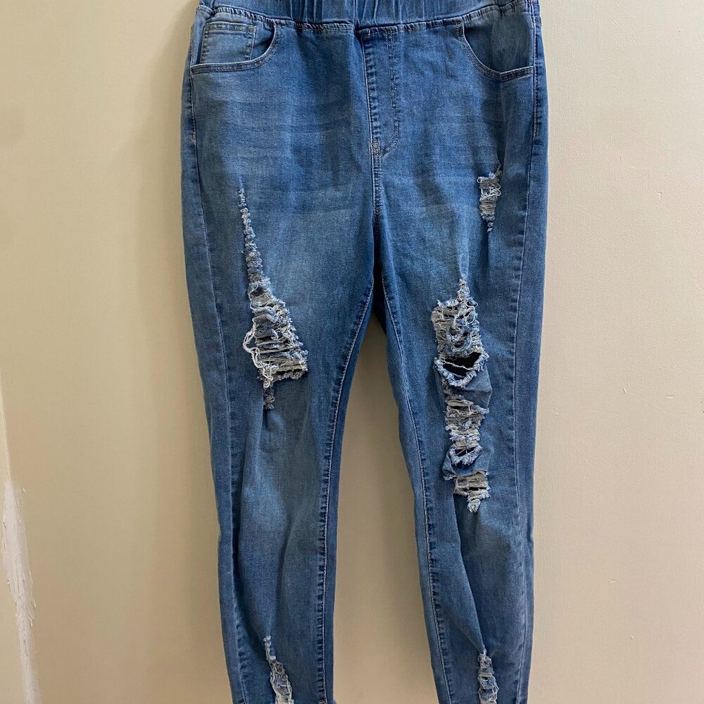Distressed Jeggings